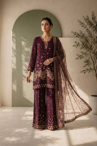 AROOJ - DF-62 - MAROON