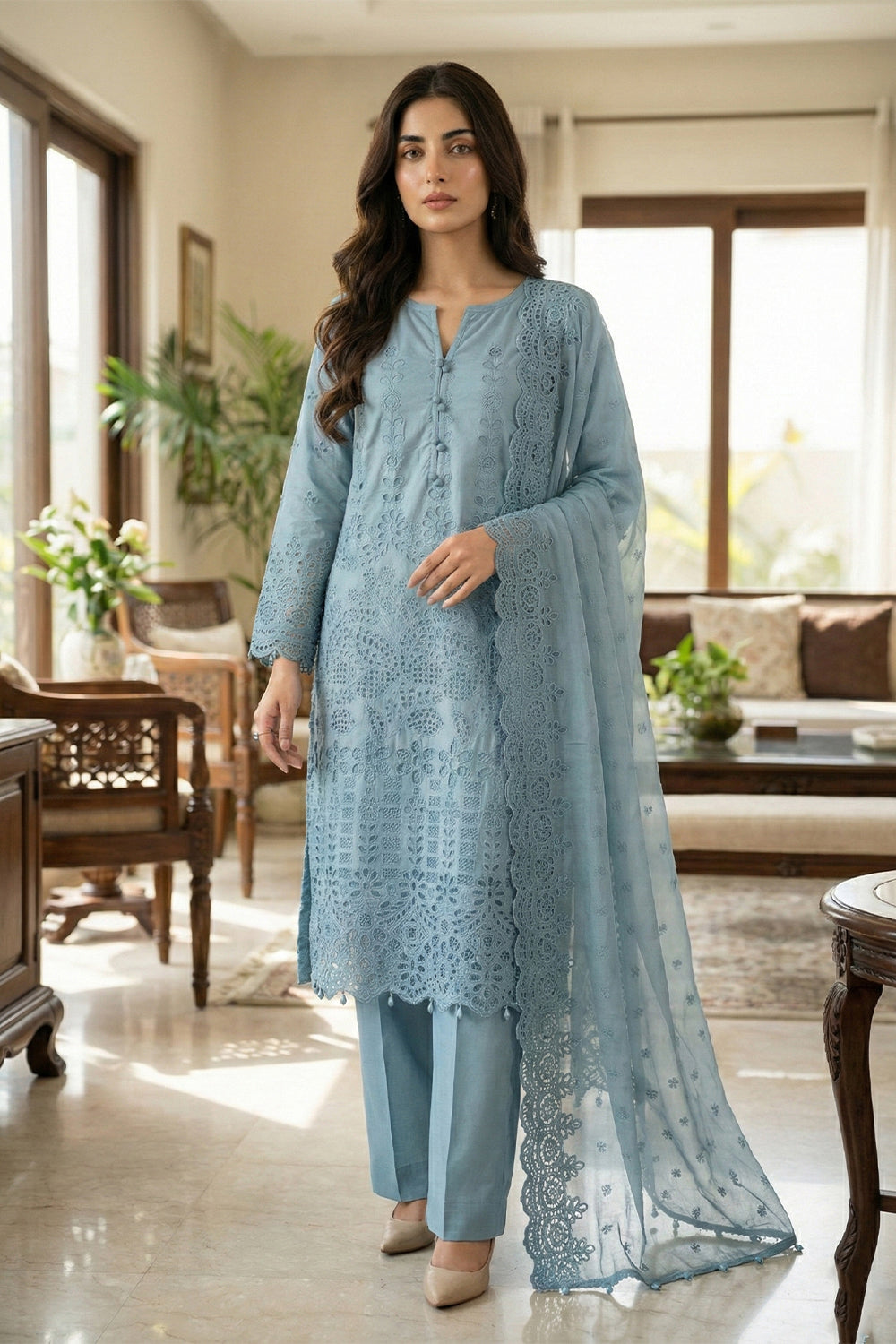 ELIYAAR - C-4672 - SKY BLUE