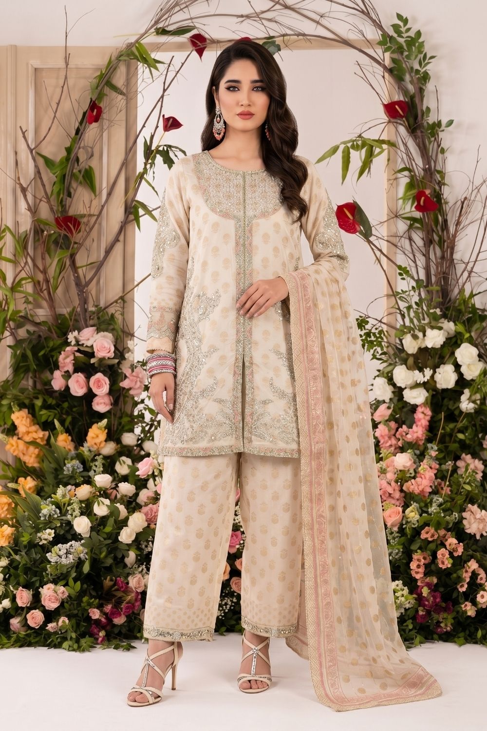 SHARMEEN - JK-25 - IVORY