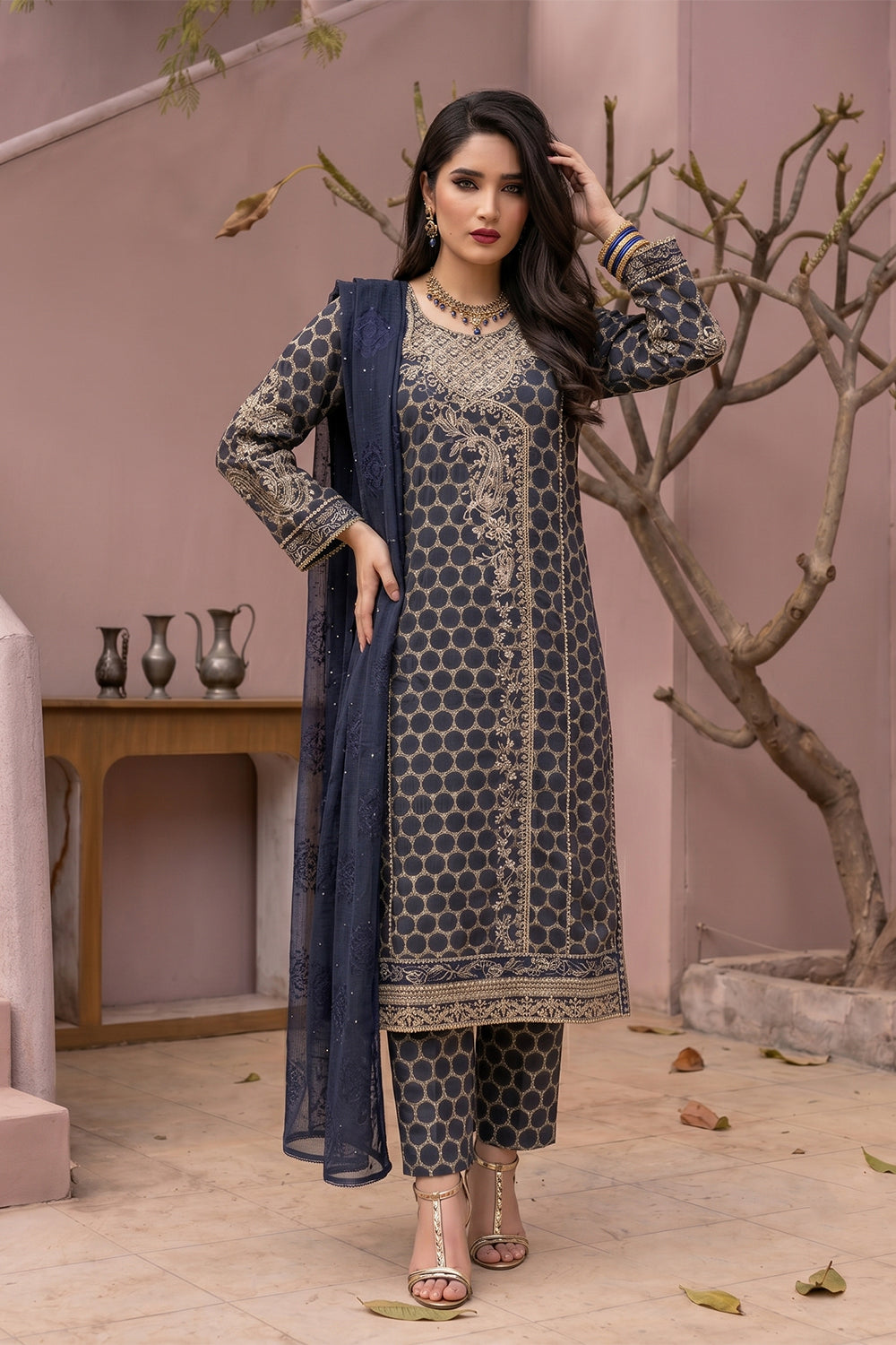 JOSEPHINE - JK-27 - NAVY BLUE