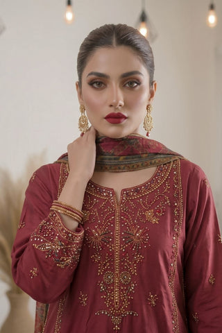 FARHEEN - ZP-72 - MAROON