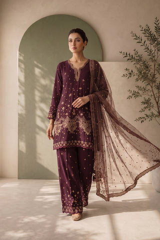 AROOJ - DF-62 - MAROON