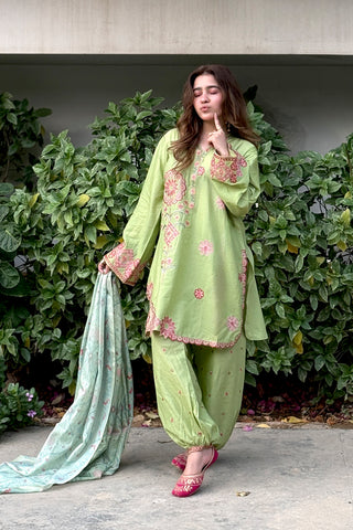 ELIZABETH - ZP-55 - LIME GREEN