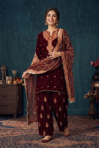 VELVET - V-13 - MAROON