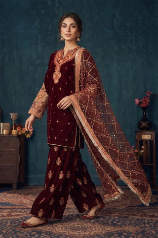 VELVET - V-13 - MAROON