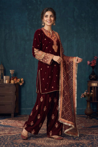 VELVET - V-13 - MAROON