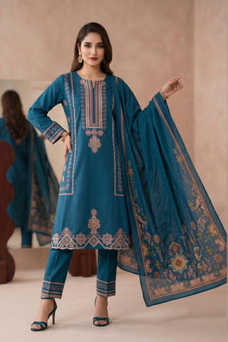 YASMIN - ZP-60 - TEAL BLUE