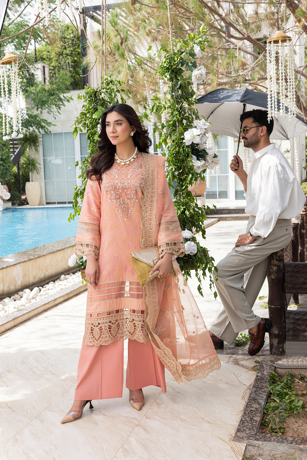 MIRAAJ - JK-18 - PEACH