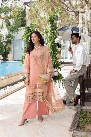 MIRAAJ - JK-18 - PEACH