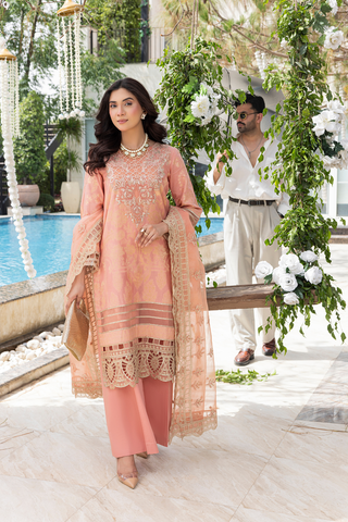MIRAAJ - JK-18 - PEACH